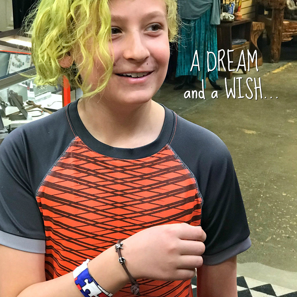Suzie Q Studio at the Crossroads Market in Calgary carries TROLLBEADS Men's Collection -- perfect for even younger men like Tom who recently visited us to choose a special Birthday gift for himself. For all your Trollbeads wishes, visit Suzie Q Studio.
