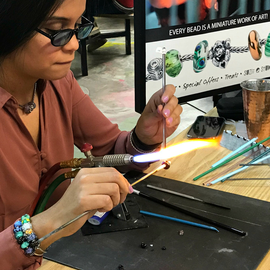 Suzie Q Studio has a treasure vault full of Rare & Retired Trollbeads... and we’re making them available to you. We’re starting with our Rare & Retired Glass Beads. See here how the exquisite glass Trollbeads are made.