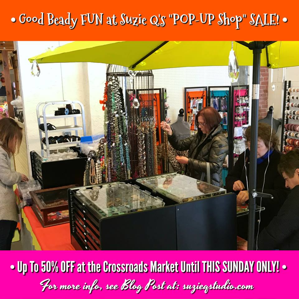 Suzie Q "POP-UP" Shop SALE News!