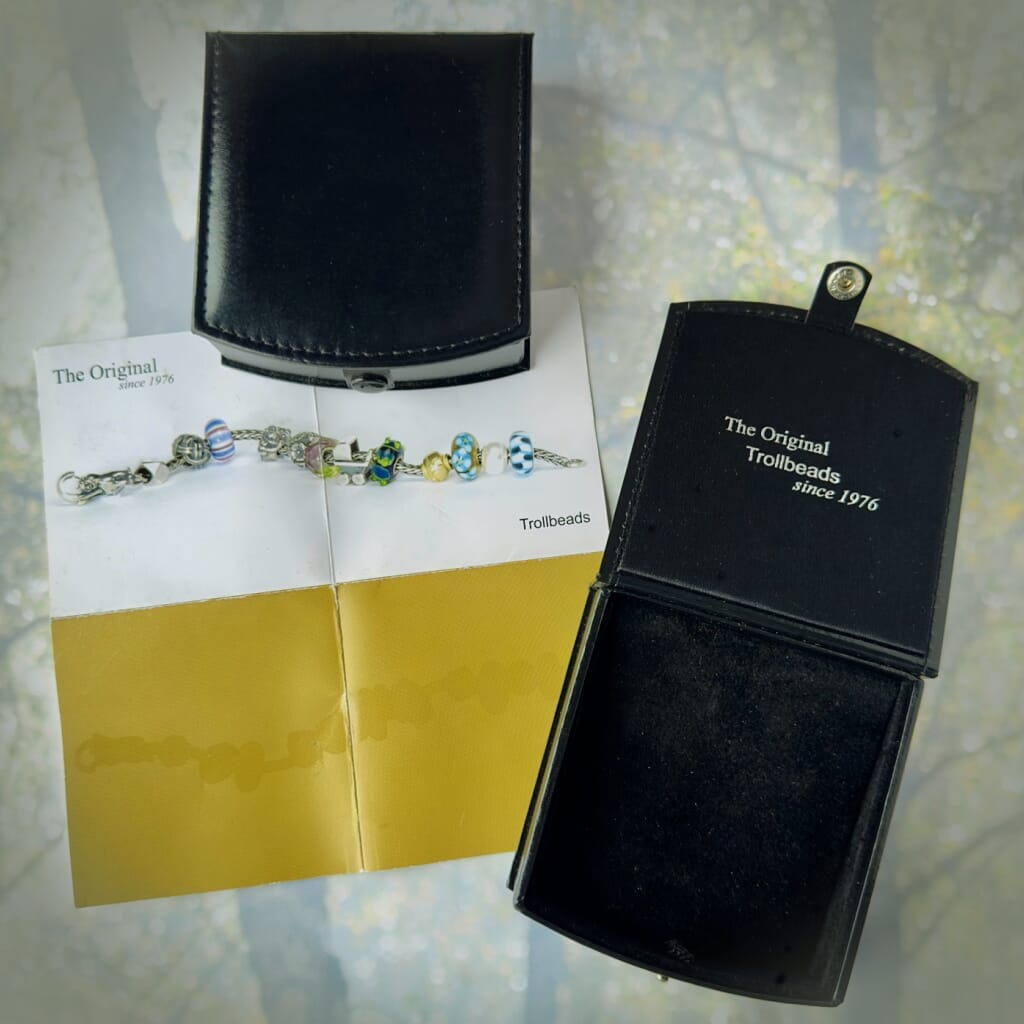 Limited Edition, Trollbeads 30th Anniversary, bracelet box and brochure, originally released in 2006.
