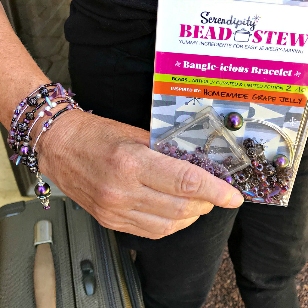 Suzie Q Studio's Serendipity BEAD STEW DIY EASY BRACELET MAKING KITS are limited edition collections of artfully curated premium quality beads and components for you to make a one-of-a-kind bracelet(s). No experience needed!