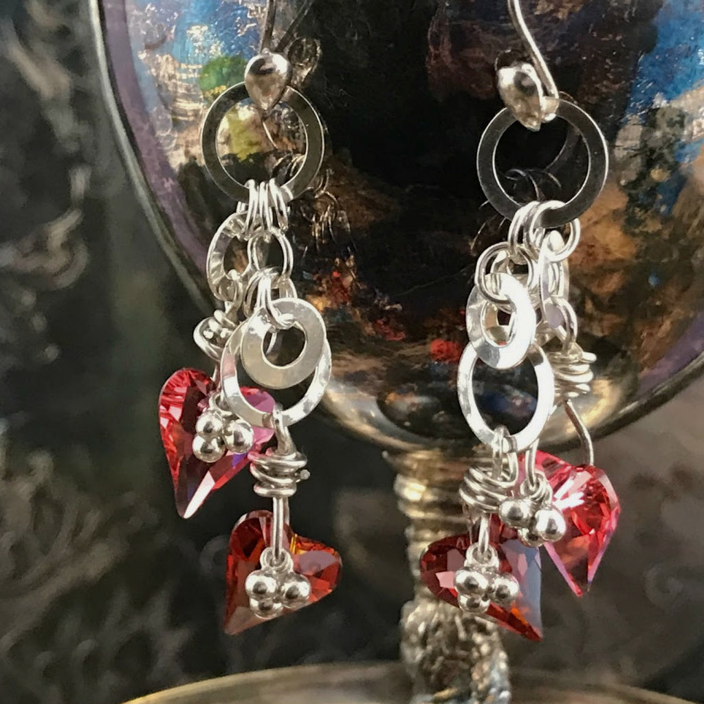 “I EAR YOU!” STERLING SILVER EARRINGS - WILD AT HEART