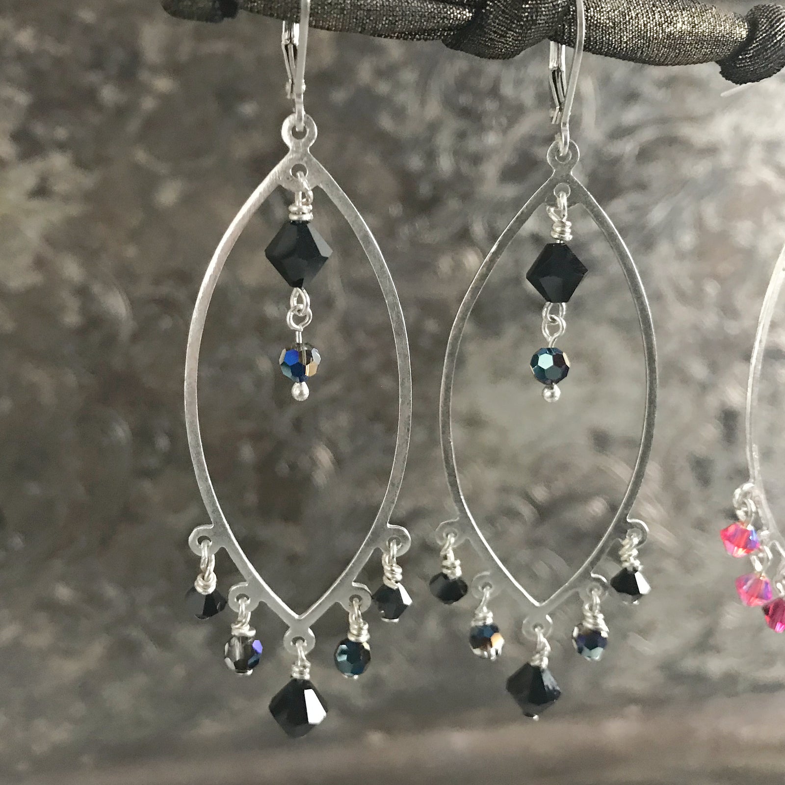 “I EAR YOU” STERLING SILVER EARRINGS - CHANDELIER BEAUTIES