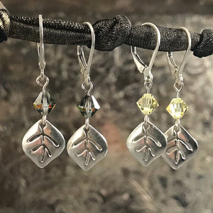 This Suzie Q Studio earring collection features handmade earrings created by Suzie Q Studio artisans. Do you love nature? Wearing “A New Leaf On Life” sterling silver, one-of-a-kind, handmade earrings is a wonderful way to express your own unique energy and style.