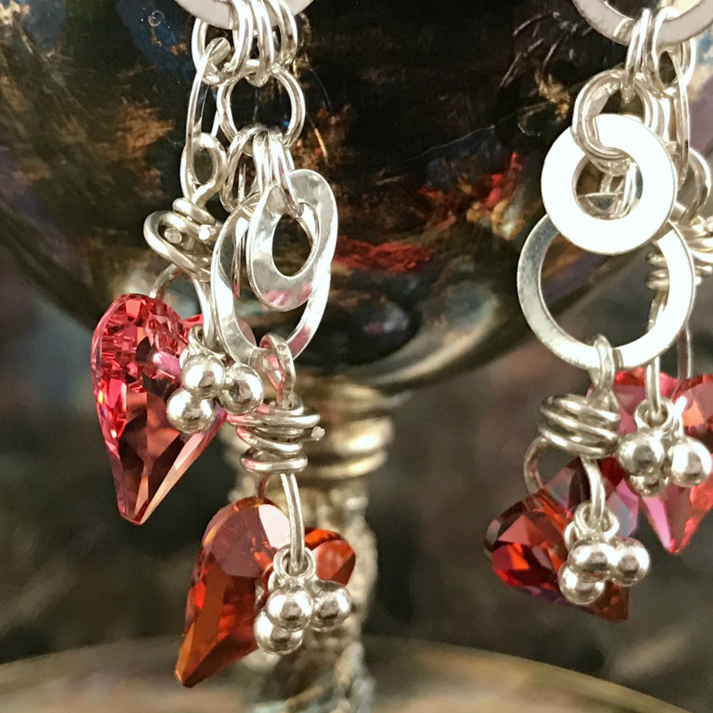 “I EAR YOU!” STERLING SILVER EARRINGS - WILD AT HEART