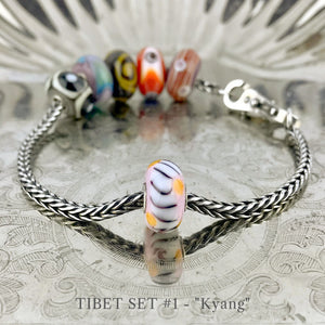 Now available at Suzie Q Studio, the ultra-rare Trollbeads Tibet Beads. This is the KYANG bead in the Trollbeads Tibet Set #1.