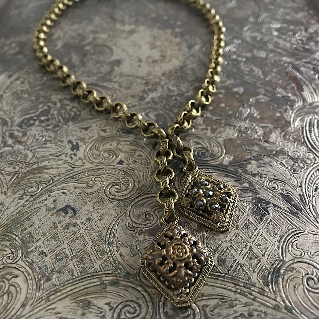 Upcycled Coin Pendant Necklace