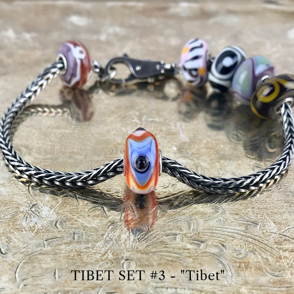 Now available at Suzie Q Studio, the ultra-rare Trollbeads Tibet Beads. This is the TIBET bead in the Trollbeads Tibet Set #3.