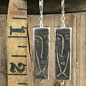 This Suzie Q Studio earring collection features handmade earrings created by Suzie Q Studio artisans. These earrings are like a couple of Picasso-style paintings dancing from your ears! And because these über-cool beads are made of “electroformed” sterling silver, they're incredibly light and easy-to-wear.