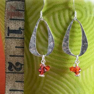 Suzie Q Studio’s I EAR YOU! EarringCollection features unique earrings which were created as jewelry-making classsamples.The custom, sterling silver components used to create these one-of-a-kind, handmade earrings offers a definite 1960’s, retro-vibe.