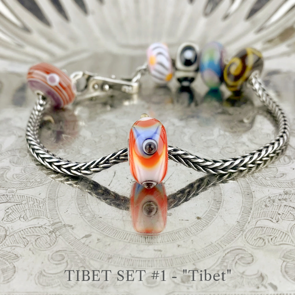 Now available at Suzie Q Studio, the ultra-rare Trollbeads Tibet Beads. This is the TIBET bead in the Trollbeads Tibet Set #1.