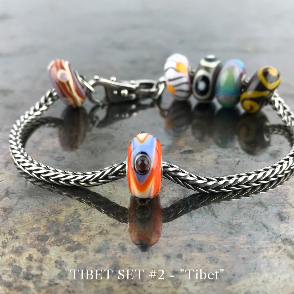 Now available at Suzie Q Studio, the ultra-rare Trollbeads Tibet Beads. This is the TIBET bead in the Trollbeads Tibet Set #2.