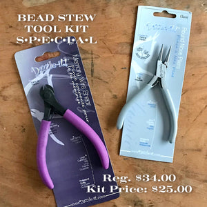 When it comes to making jewelry, if you want professional looking results, using Suzie Q Studio's jewelry-making tools is the way to go! Get our BEAD STEW Jewelry Making Tool Kit SPECIAL: Buy the "Memory Wire” Hard-Wire Cutter and get the Round Nose Pliers for FREE! 