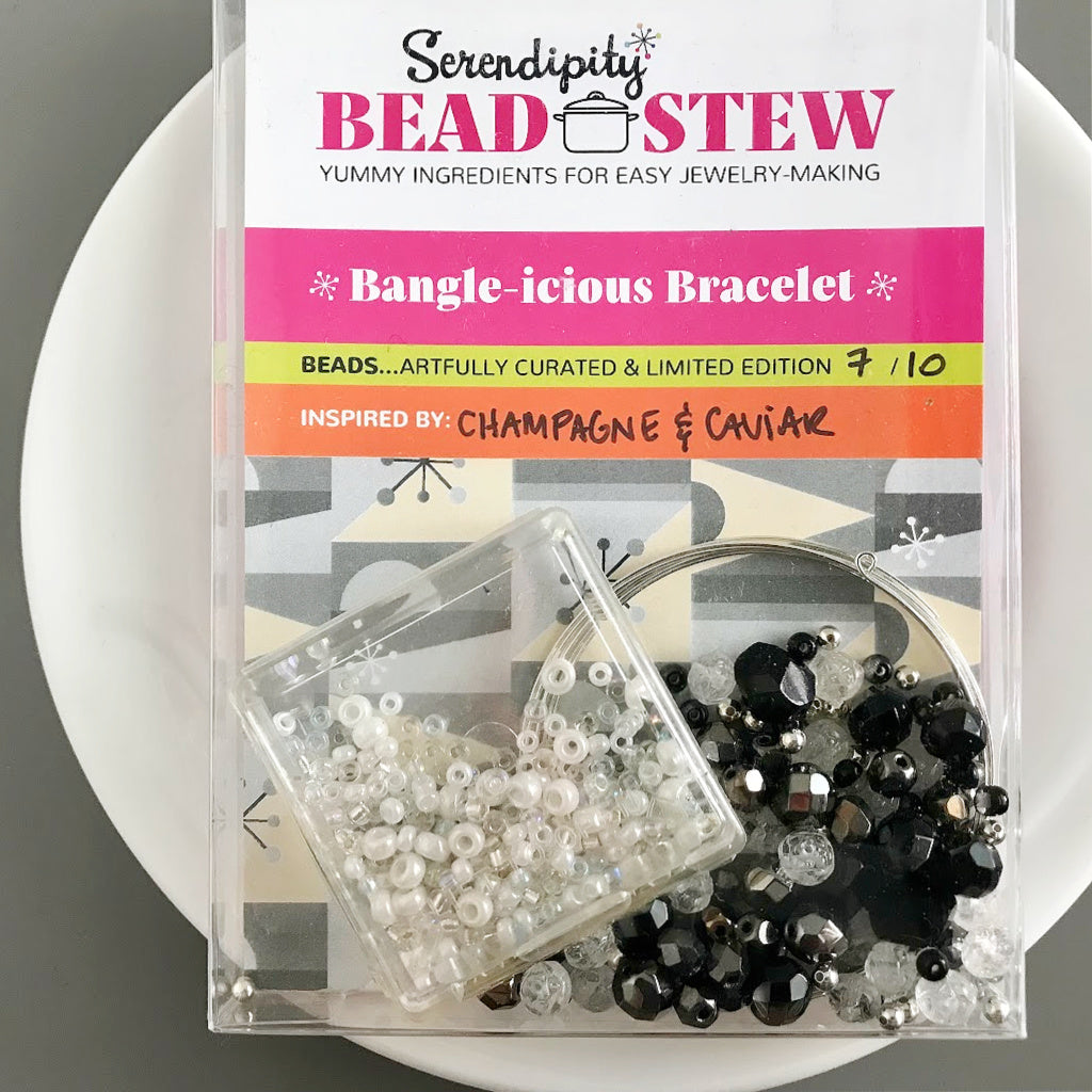 Suzie Q Studio's Serendipity BEAD STEW DIY EASY BRACELET MAKING KITS are limited edition collections of artfully curated premium quality beads and components for you to make a one-of-a-kind bracelet(s). No experience needed!