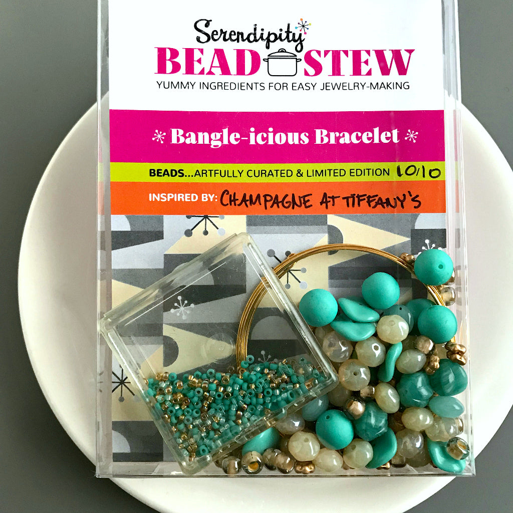 Suzie Q Studio's Serendipity BEAD STEW DIY EASY BRACELET MAKING KITS are limited edition collections of artfully curated premium quality beads and components for you to make a one-of-a-kind bracelet(s). No experience needed!