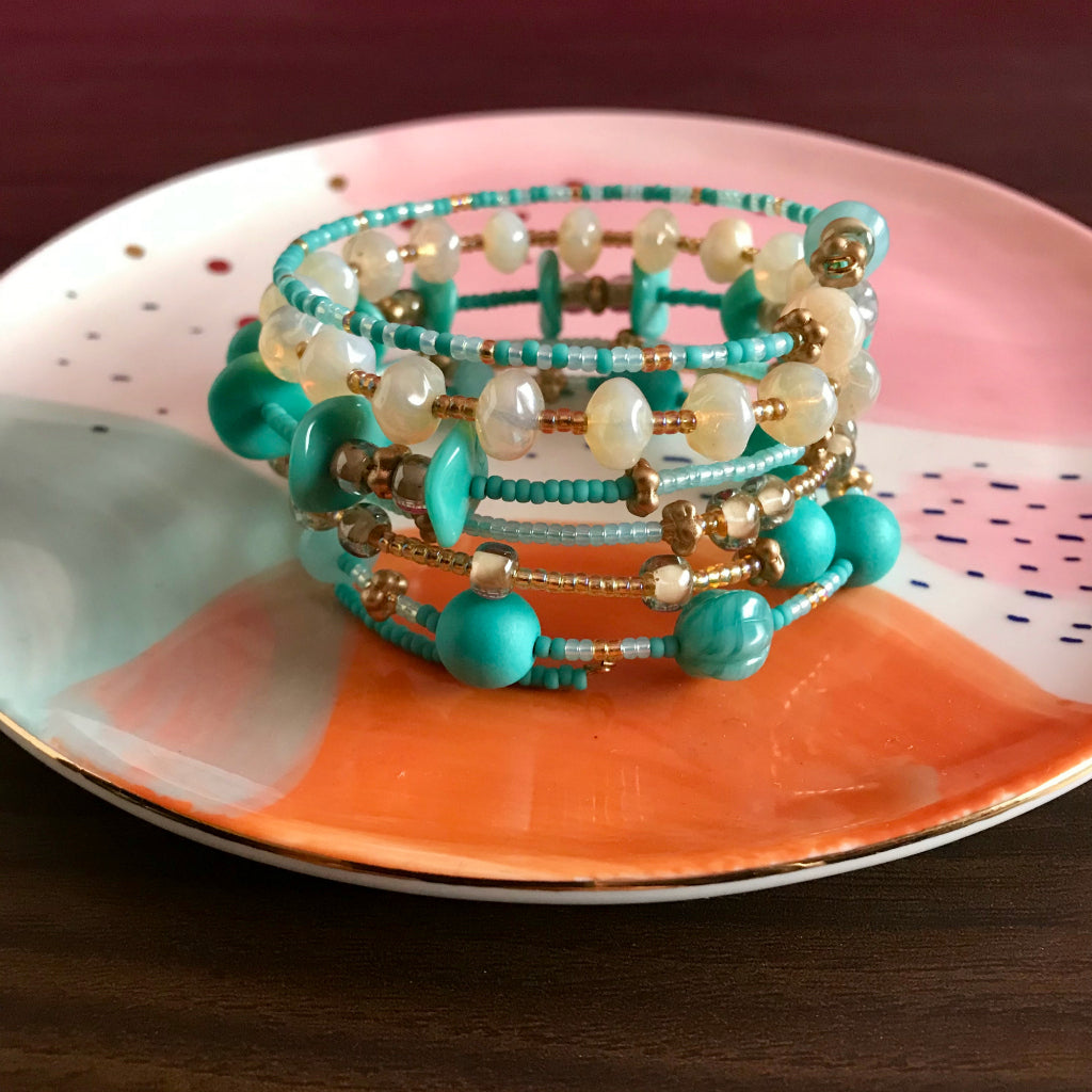 Suzie Q Studio's Serendipity BEAD STEW DIY EASY BRACELET MAKING KITS are limited edition collections of artfully curated premium quality beads and components for you to make a one-of-a-kind bracelet(s). No experience needed!