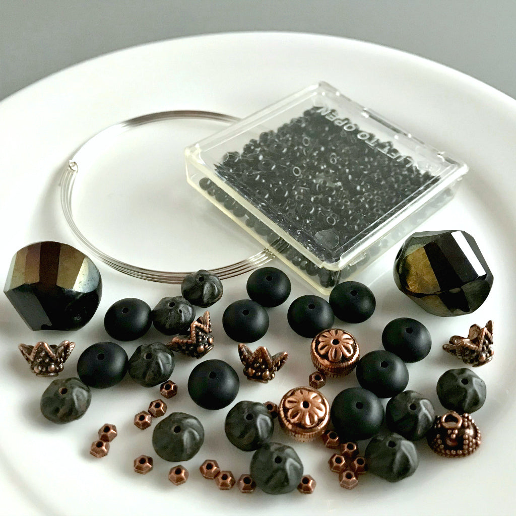 Suzie Q Studio's Serendipity BEAD STEW DIY EASY BRACELET MAKING KITS are limited edition collections of artfully curated premium quality beads and components for you to make a one-of-a-kind bracelet(s). No experience needed!