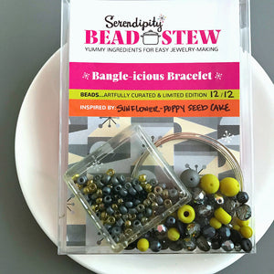 Suzie Q Studio's Serendipity BEAD STEW DIY EASY BRACELET MAKING KITS are limited edition collections of artfully curated premium quality beads and components for you to make a one-of-a-kind bracelet(s). No experience needed!  