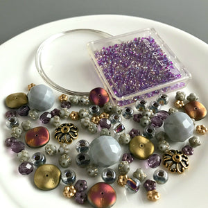 Suzie Q Studio's Serendipity BEAD STEW DIY EASY BRACELET MAKING KITS are limited edition collections of artfully curated premium quality beads and components for you to make a one-of-a-kind bracelet(s). No experience needed!