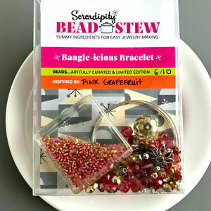 Suzie Q Studio's Serendipity BEAD STEW DIY EASY BRACELET MAKING KITS are limited edition collections of artfully curated premium quality beads and components for you to make a one-of-a-kind bracelet(s). No experience needed!  
