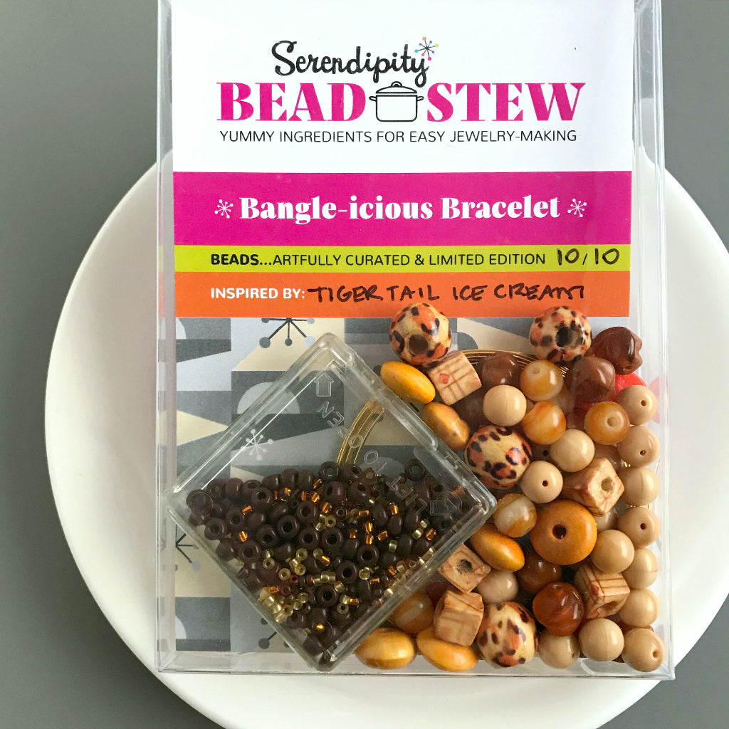Suzie Q Studio's Serendipity BEAD STEW DIY EASY BRACELET MAKING KITS are limited edition collections of artfully curated premium quality beads and components for you to make a one-of-a-kind bracelet(s). No experience needed! 