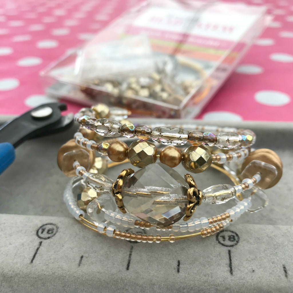 Suzie Q Studio's Serendipity BEAD STEW DIY EASY BRACELET MAKING KITS are limited edition collections of artfully curated premium quality beads and components for you to make a one-of-a-kind bracelet(s). No experience needed!