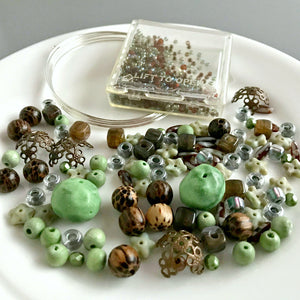 Suzie Q Studio's Serendipity BEAD STEW DIY EASY BRACELET MAKING KITS are limited edition collections of artfully curated premium quality beads and components for you to make a one-of-a-kind bracelet(s). No experience needed!