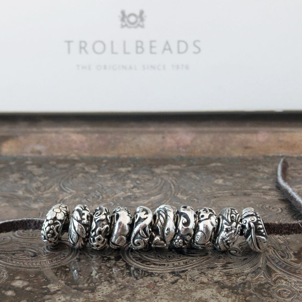 Now available at Suzie Q Studio, the complete set of 10  Trollbeads China Limited Edition Sterling Silver Beads. All NEW stock and never worn.