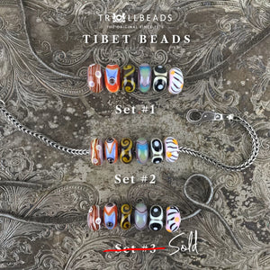 Now available at Suzie Q Studio, the ultra-rare Trollbeads Tibet Beads. Suzie Q Studio has two complete sets of the Trollbeads Tibet Beads shown here.
